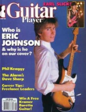 Eric Johnson - Guitar Player Magazine Cover 1986